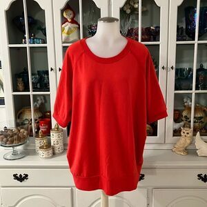 Red Half-Sleeve T-Shirt Sz 2XL LuLaRoe